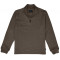 1029 Fine Knit Zip Top Taupe