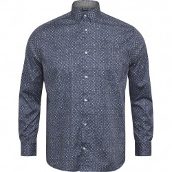 43134 - Stretchable Fine Circle printed shirt 