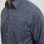 43134 - Stretchable Fine Circle printed shirt 