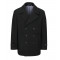 REEVE Double Breasted Car Coat Black