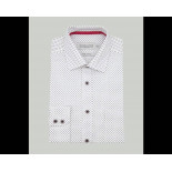 4280 - Printed Cotton Shirt White