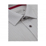 4280 - Printed Cotton Shirt White