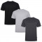 500V Triple Value Pack Tee BLK/GREY/CHARC