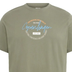 COPENHAGEN Printed T. Shirt SAGE Green