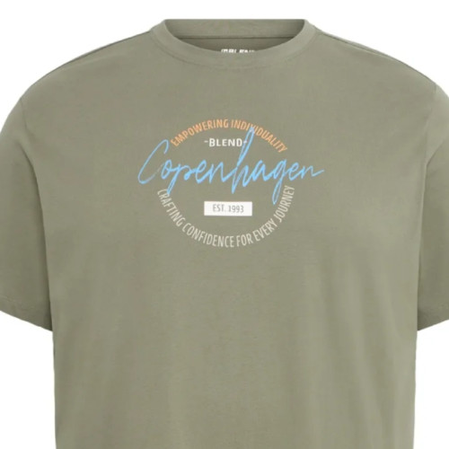 COPENHAGEN Printed T. Shirt SAGE Green