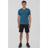 9016 Embossed T-Shirt OCEAN DEPTH