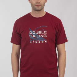 9049 Printed T.Shirt DEEP RED