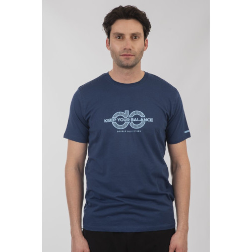 9054 Keep Your Balance Tee INDIGO BLUE