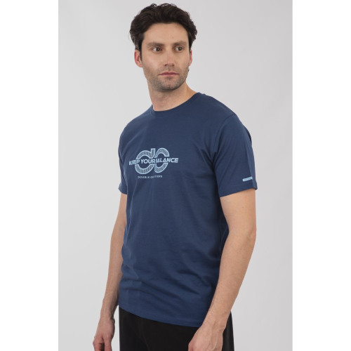 9054 Keep Your Balance Tee INDIGO BLUE