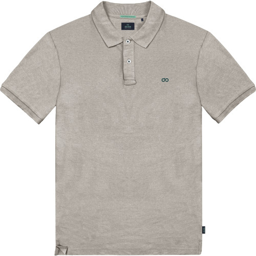3032 - 100% Cotton Plain Polo Shirt Light Grey