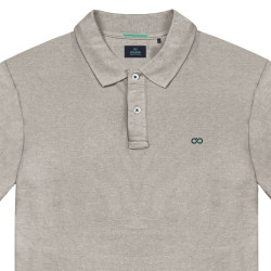 3032 - 100% Cotton Plain Polo Shirt Light Grey