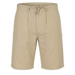 7068 Linen Blend Elasticated Chino Shorts LT BEIGE