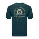 9138 Front & Back Printed T.Shirt Dark Teal