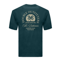 9138 Front & Back Printed T.Shirt Dark Teal