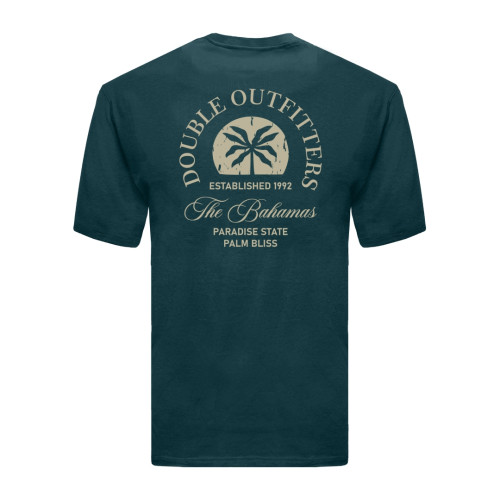 9138 Front & Back Printed T.Shirt Dark Teal