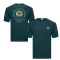 9138 Front & Back Printed T.Shirt Dark Teal