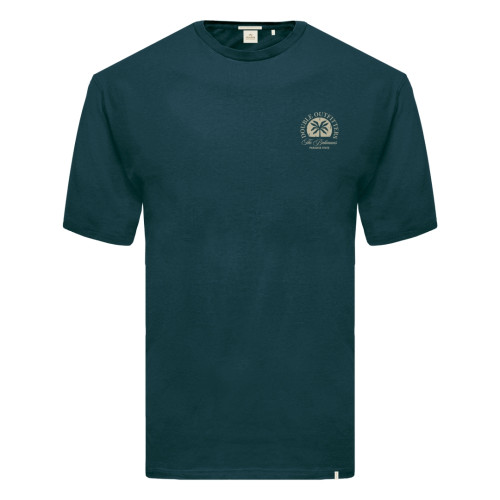 9138 Front & Back Printed T.Shirt Dark Teal