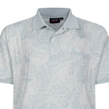 233 - Leaf Print Polo Light Green
