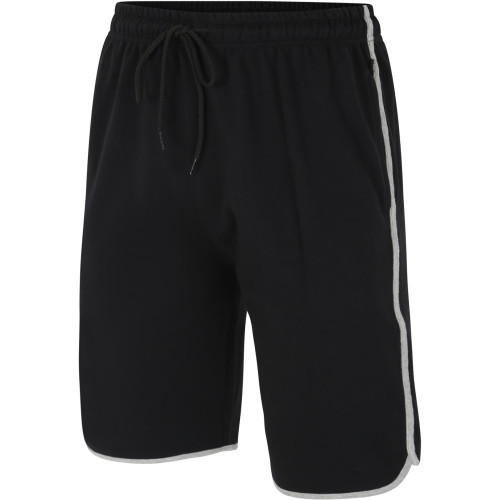3312 Jersey Gym Shorts BLACK (white stripe on side)