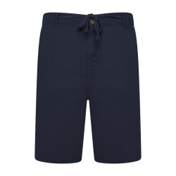 3405 - Cotton/Linnen Shorts Navy Blue