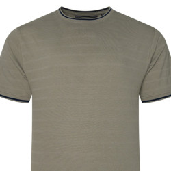 5817 KAM Textured Tee LAUREL OAK