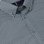 6390 KAM All Over Geo Print Shirt BLUE