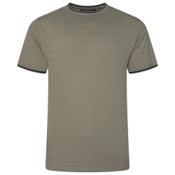 5817 KAM Textured Tee LAUREL OAK