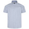 6386 - Button Down Casual Striped Shirt Blue