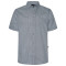 6390 KAM All Over Geo Print Shirt BLUE