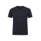 51328 V Neck Cotton T.shirt Navy Blue