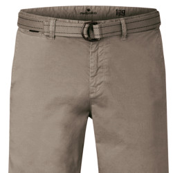 1900 - Redpoint Surrey Belted Chino Shorts Khaki