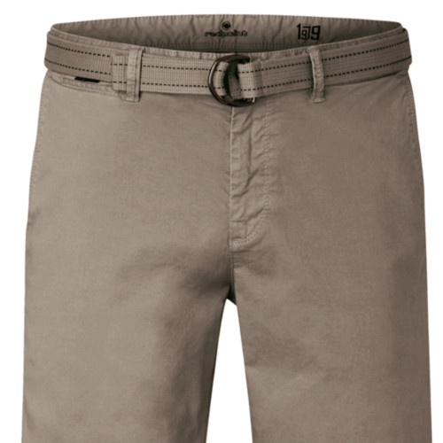 1900 - Redpoint Surrey Belted Chino Shorts Khaki