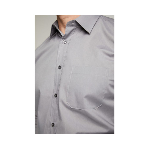 3300 - Double Two easy care Plain Office Silver Grey