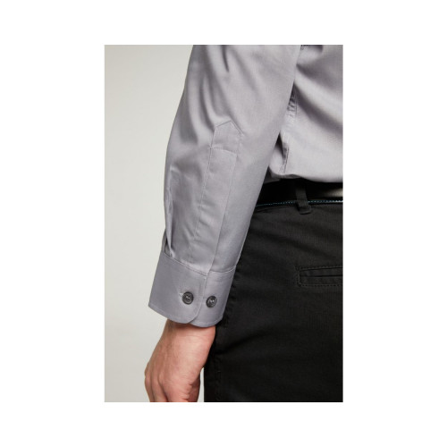 3300 - Double Two easy care Plain Office Silver Grey