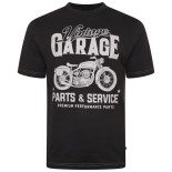5702 Vintage Print Tee BLACK